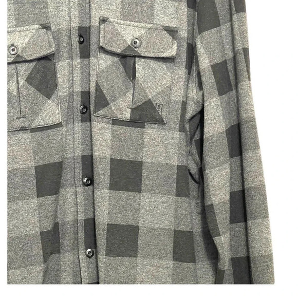 Brothers and Sons Jacquard Plaid Print Button Down Western Shirt Size XL - Picture 3 of 8